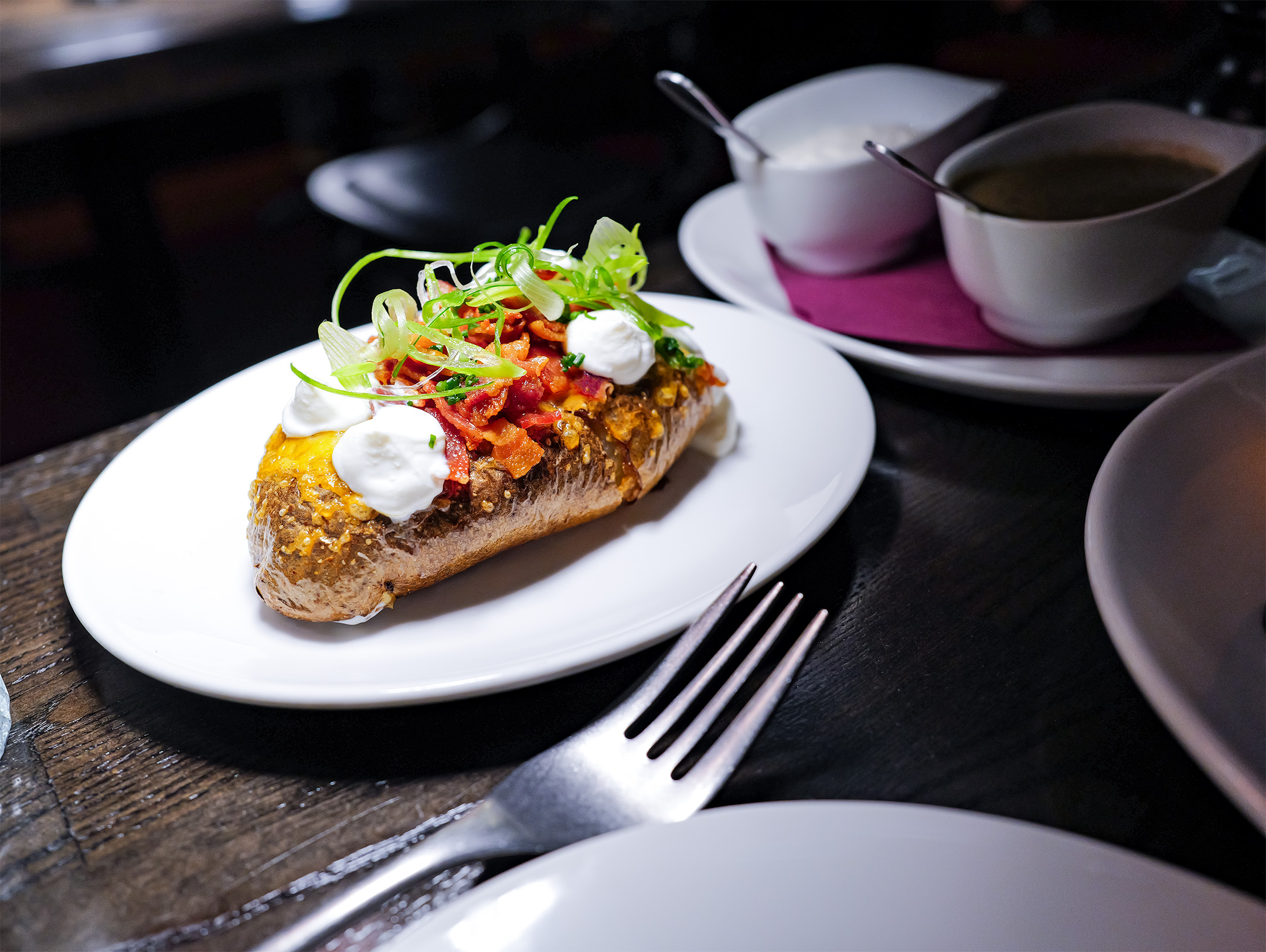 Kali, loaded potatoe