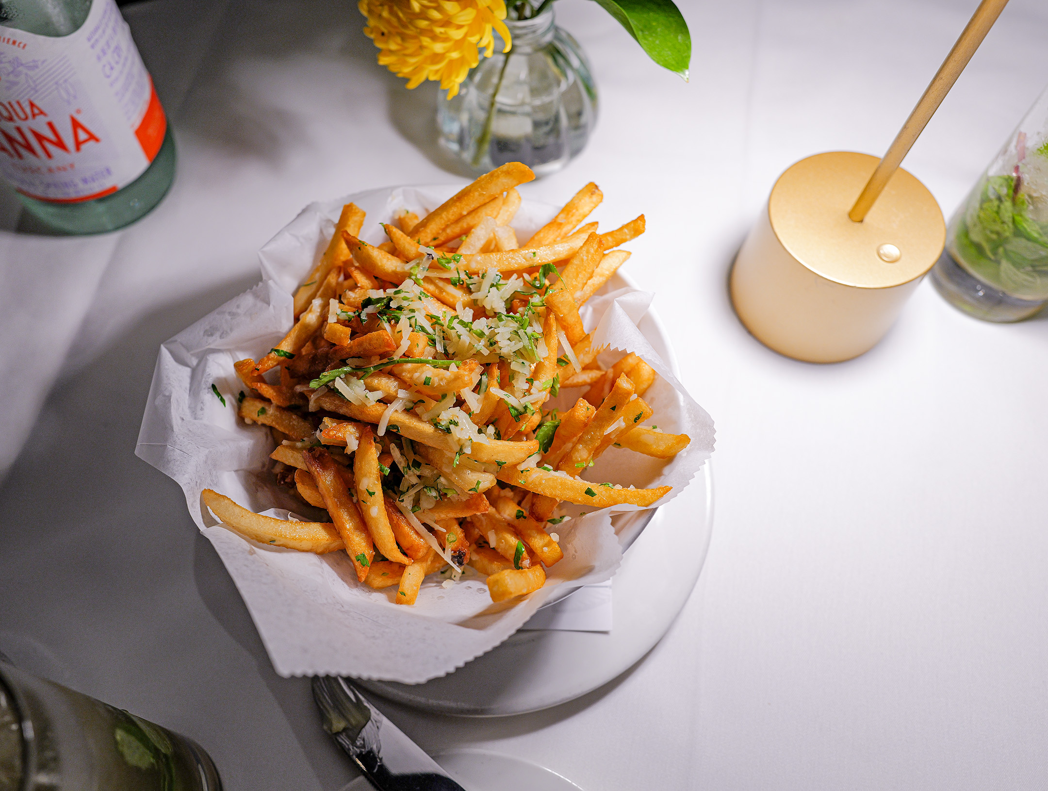 The lobster, chips