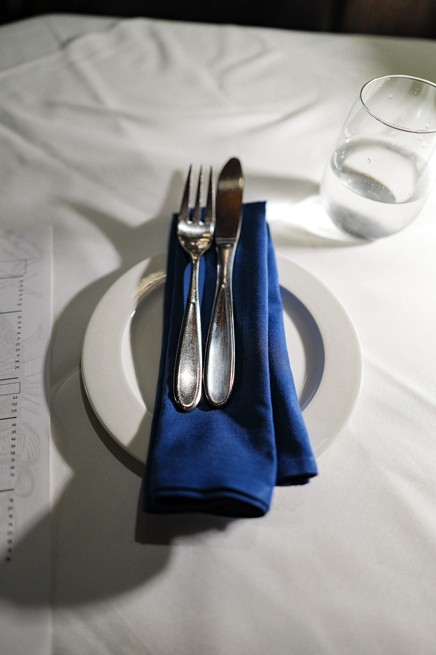 The lobster, napkin