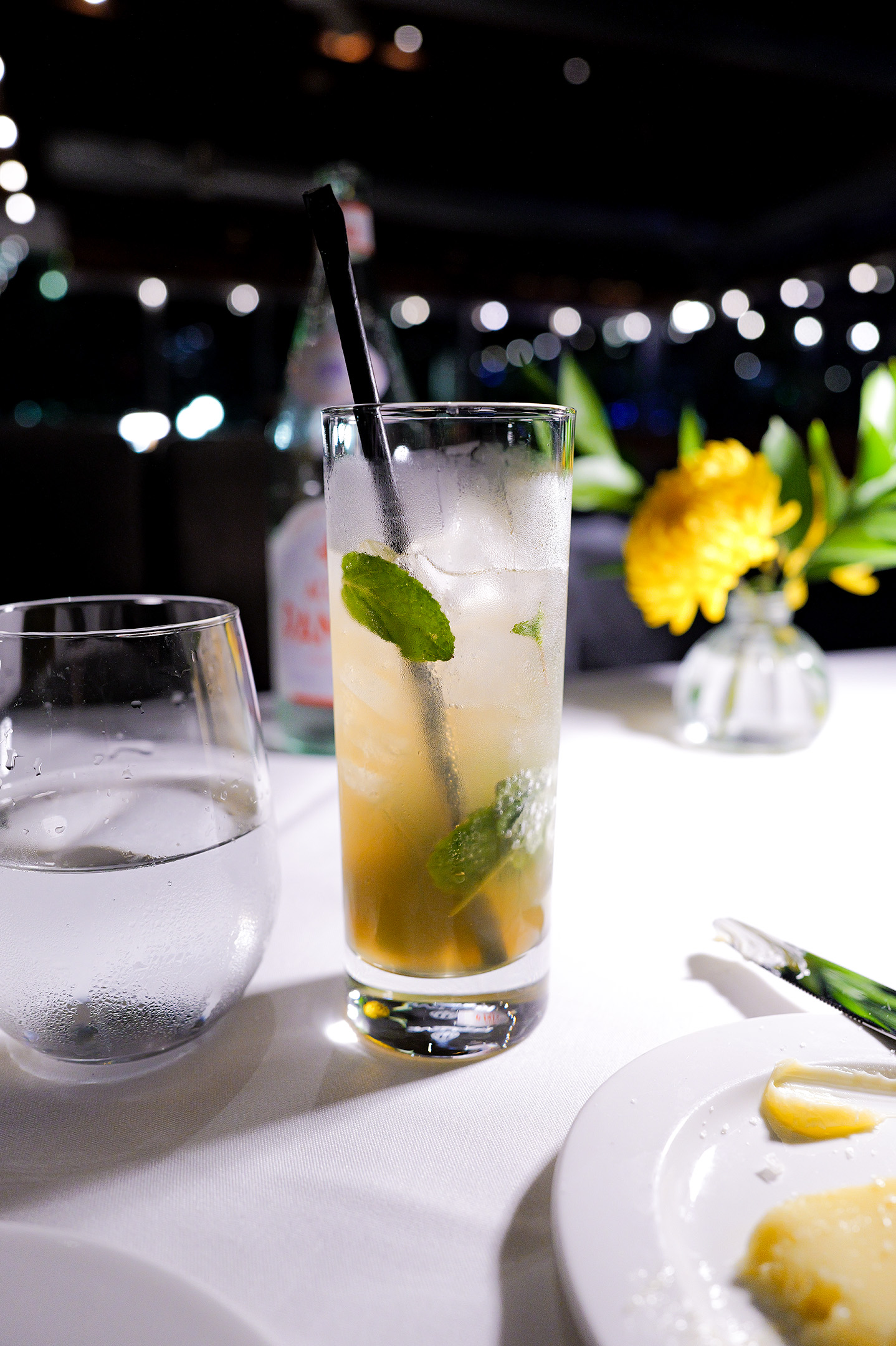 The lobster, soft drink