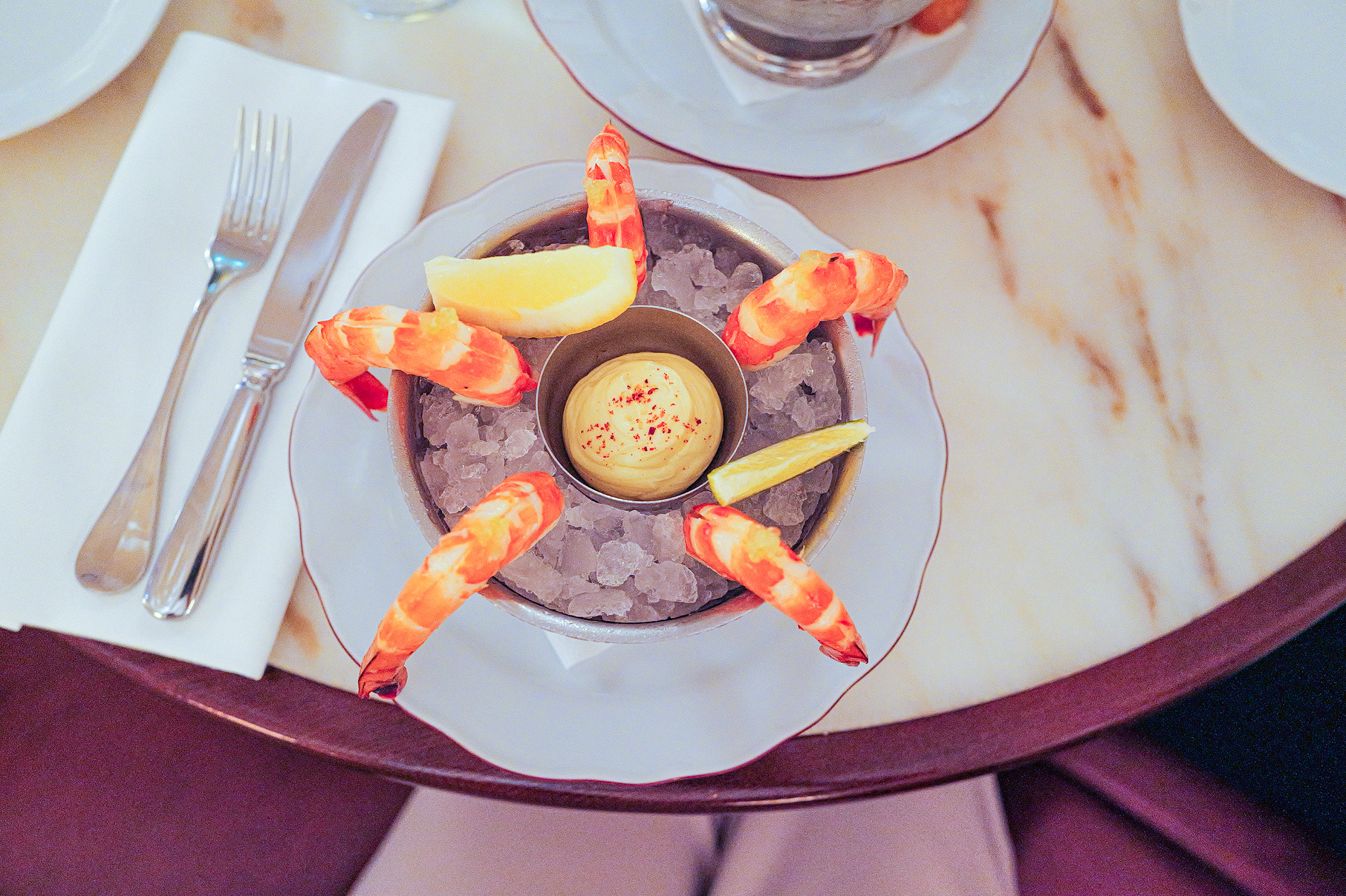 Annette restaurant prawn cockatail