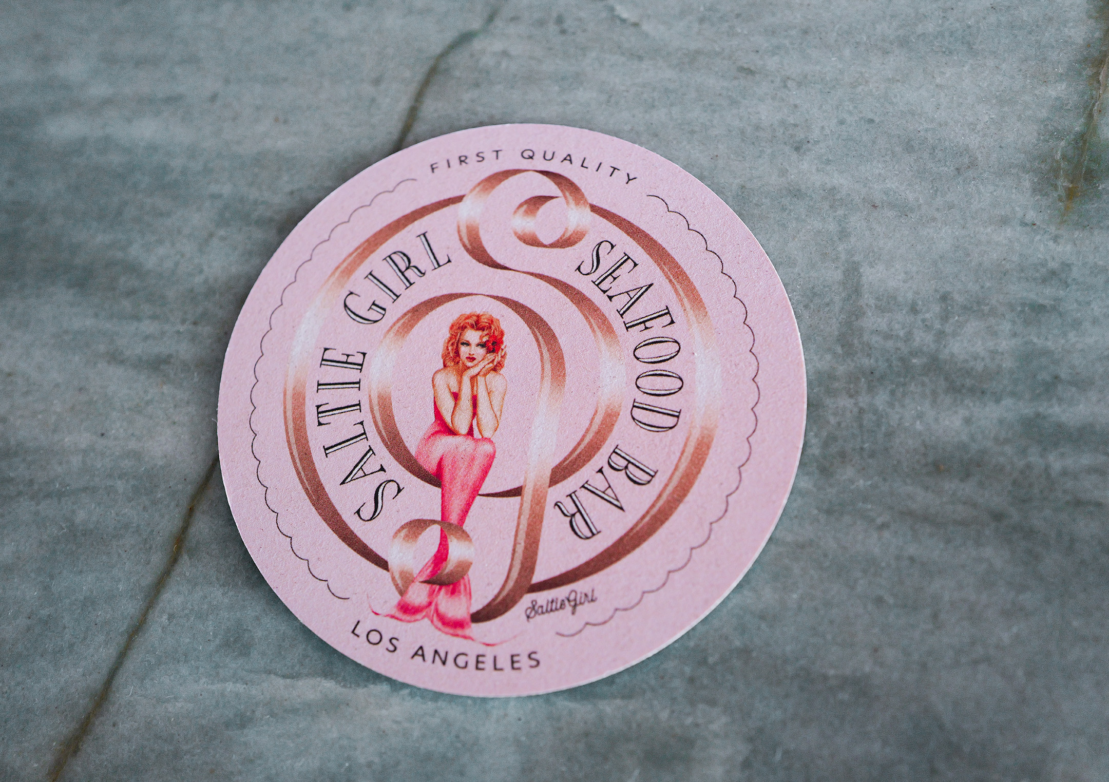 Saltie girl coaster