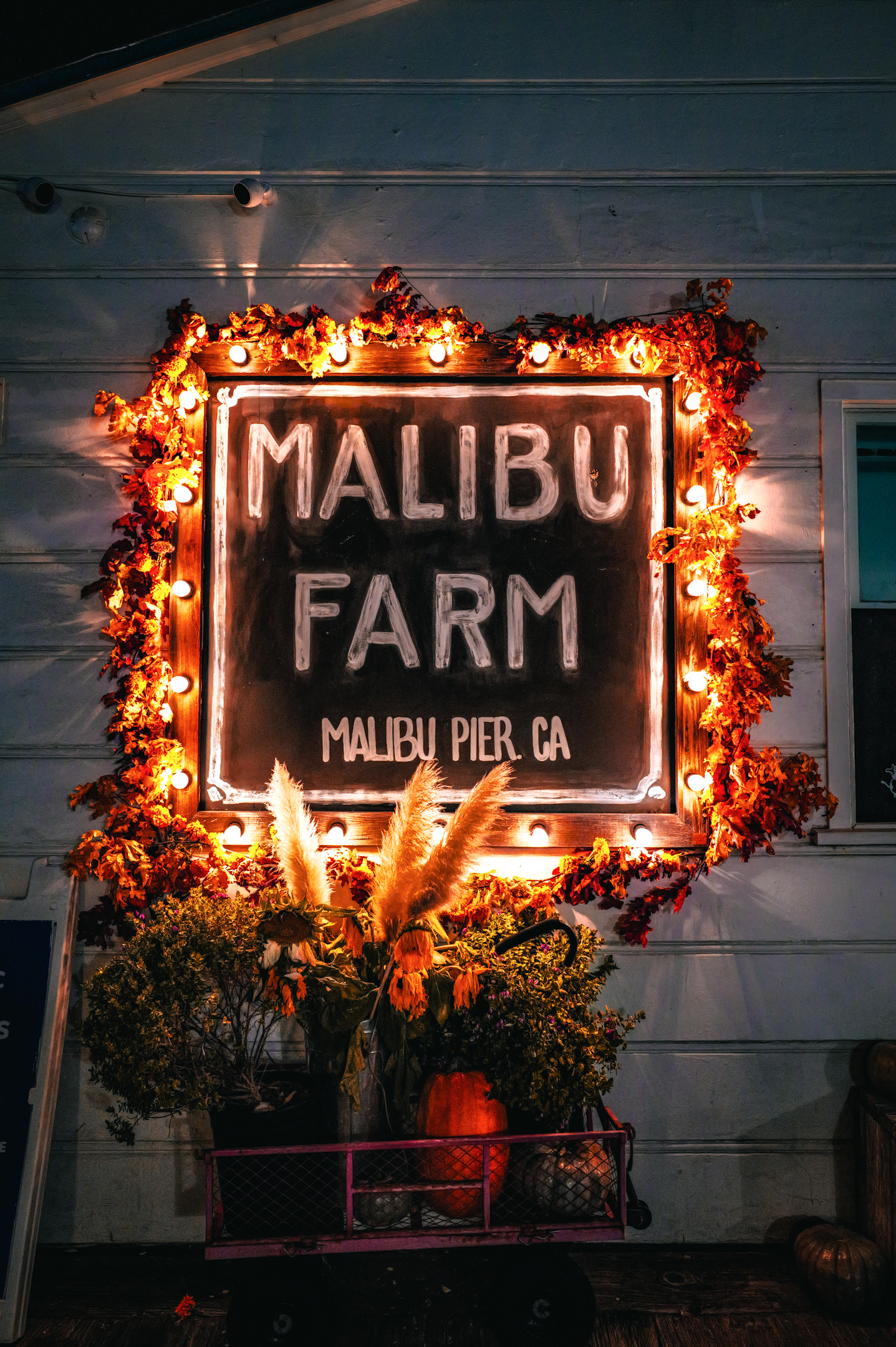 Malibu farm sign