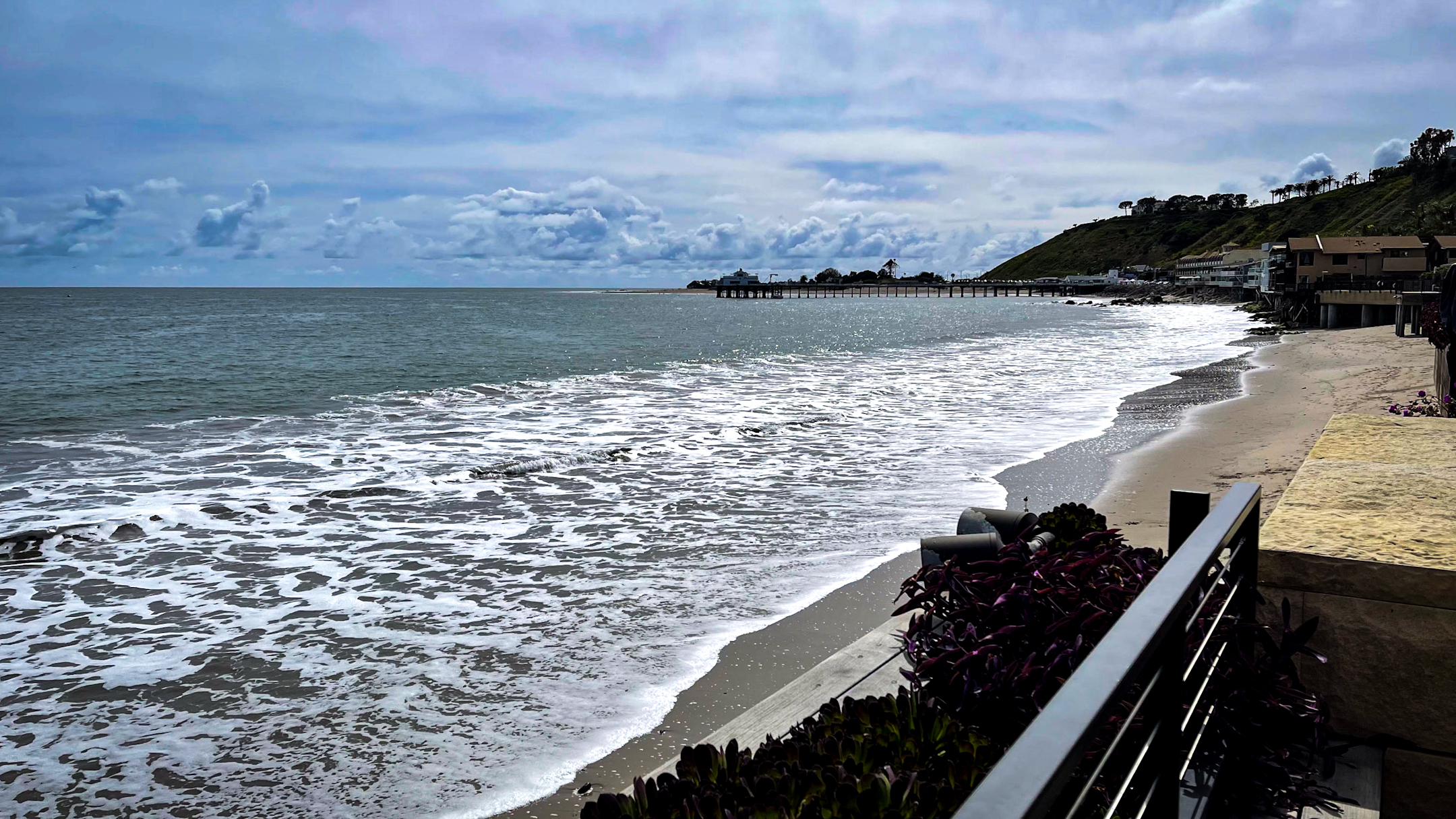 Nobu Malibu on the balcony